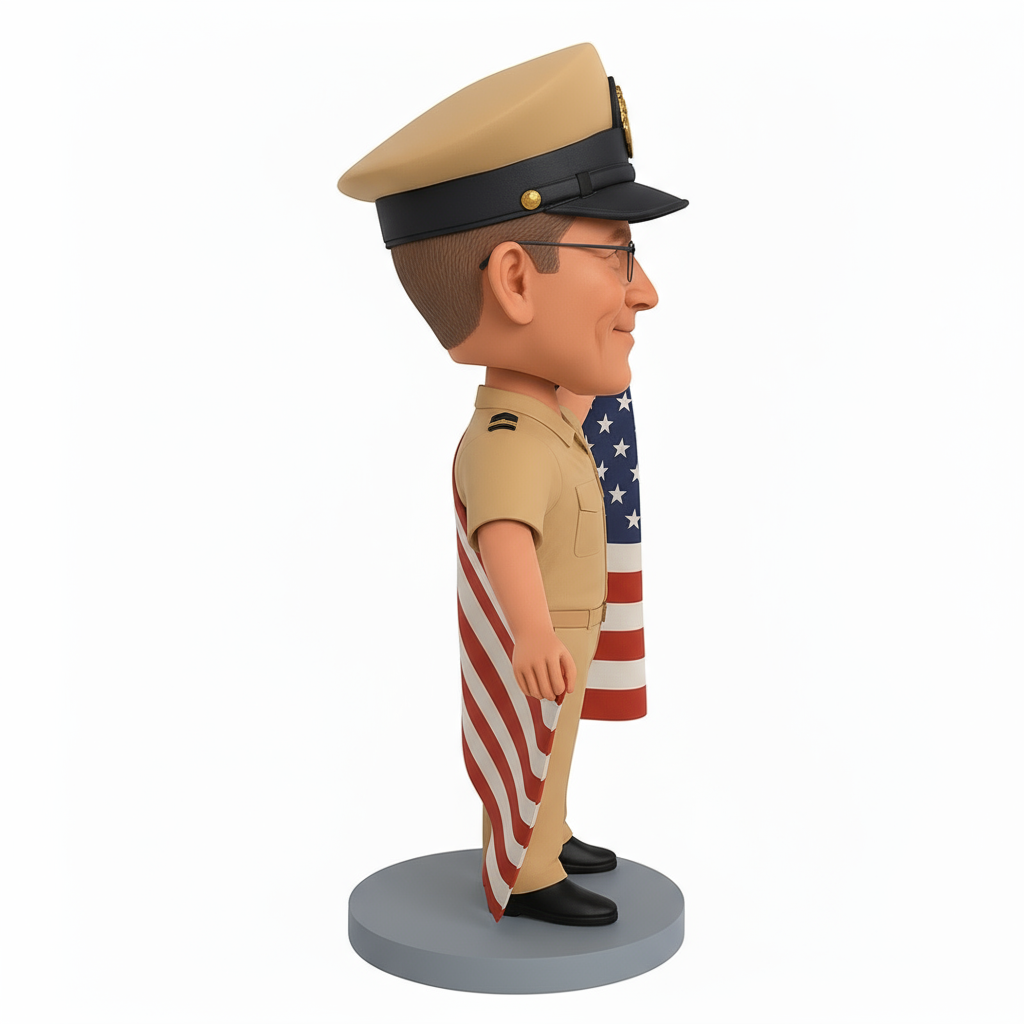 Navy Chief Gift - Navy Chief Custom Bobbleheads - Uniform Can Be Customized