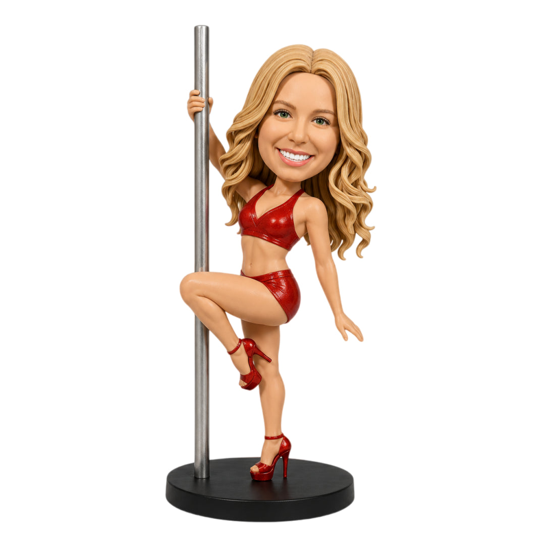 Custom Pole Dancer Bobbleheads – Customizable Outfit & Pose