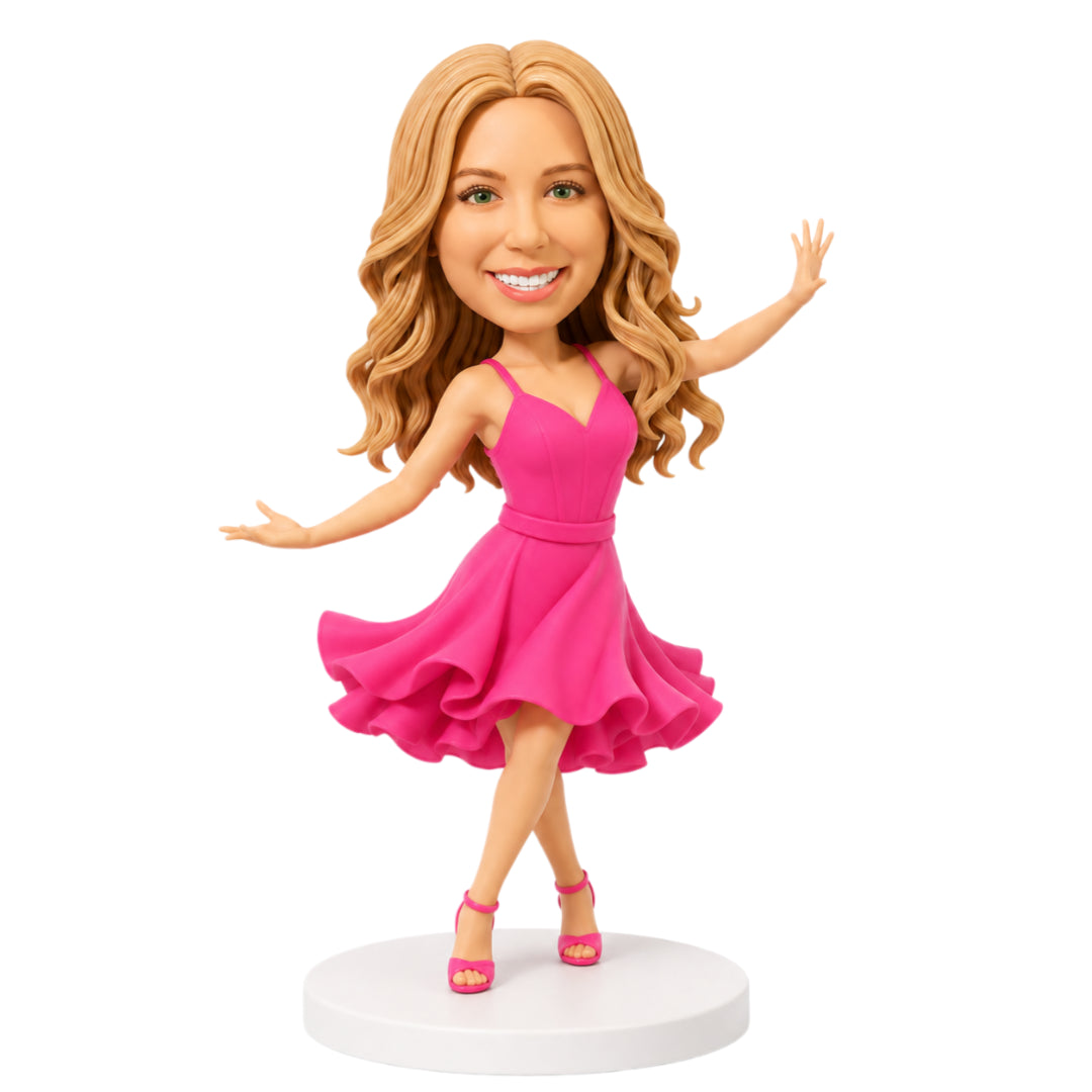 Custom Dancer Bobbleheads – Customizable Dance Attire & Pose