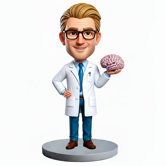 Male Neurosurgeon /brain surgeon Custom Bobblehead| Perfect Gift for Female Doctors - Customizable Pose & Outfit