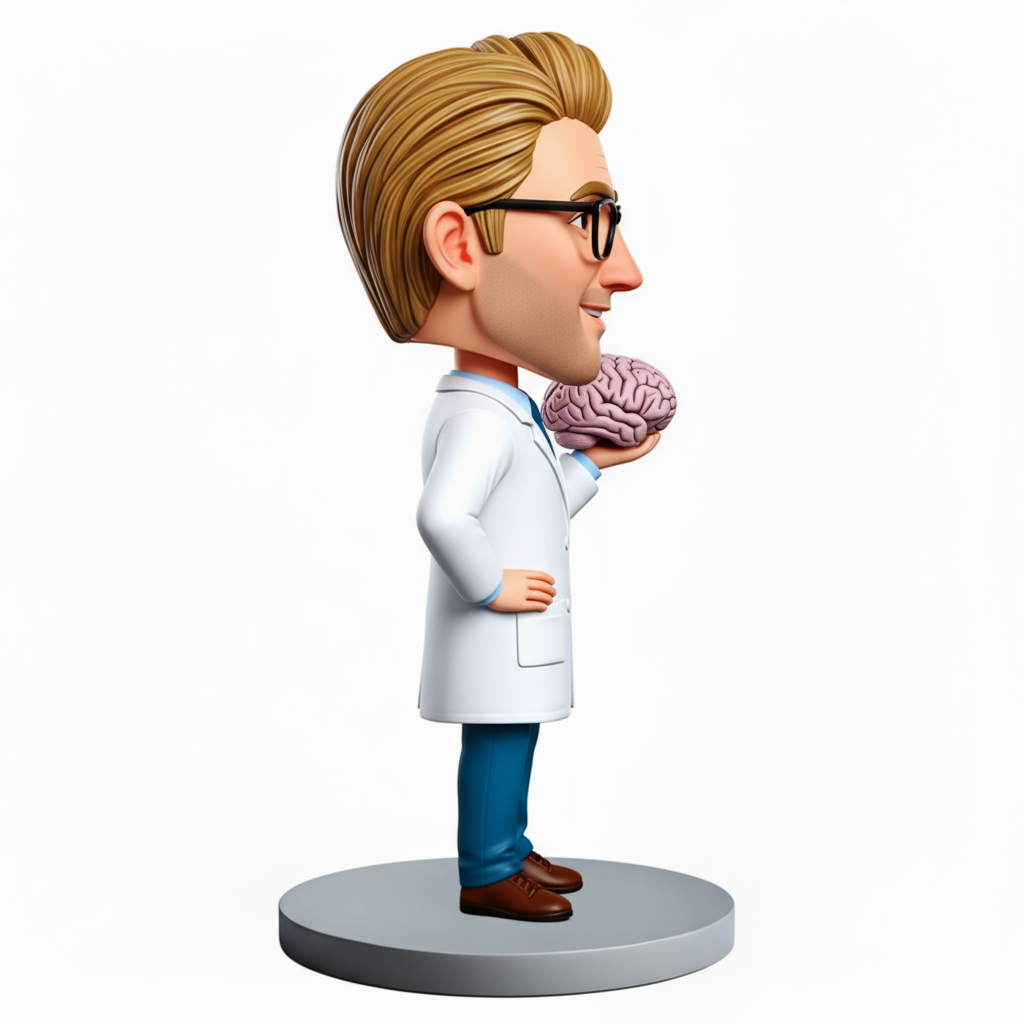 Male Neurosurgeon /brain surgeon Custom Bobblehead| Perfect Gift for Female Doctors - Customizable Pose & Outfit