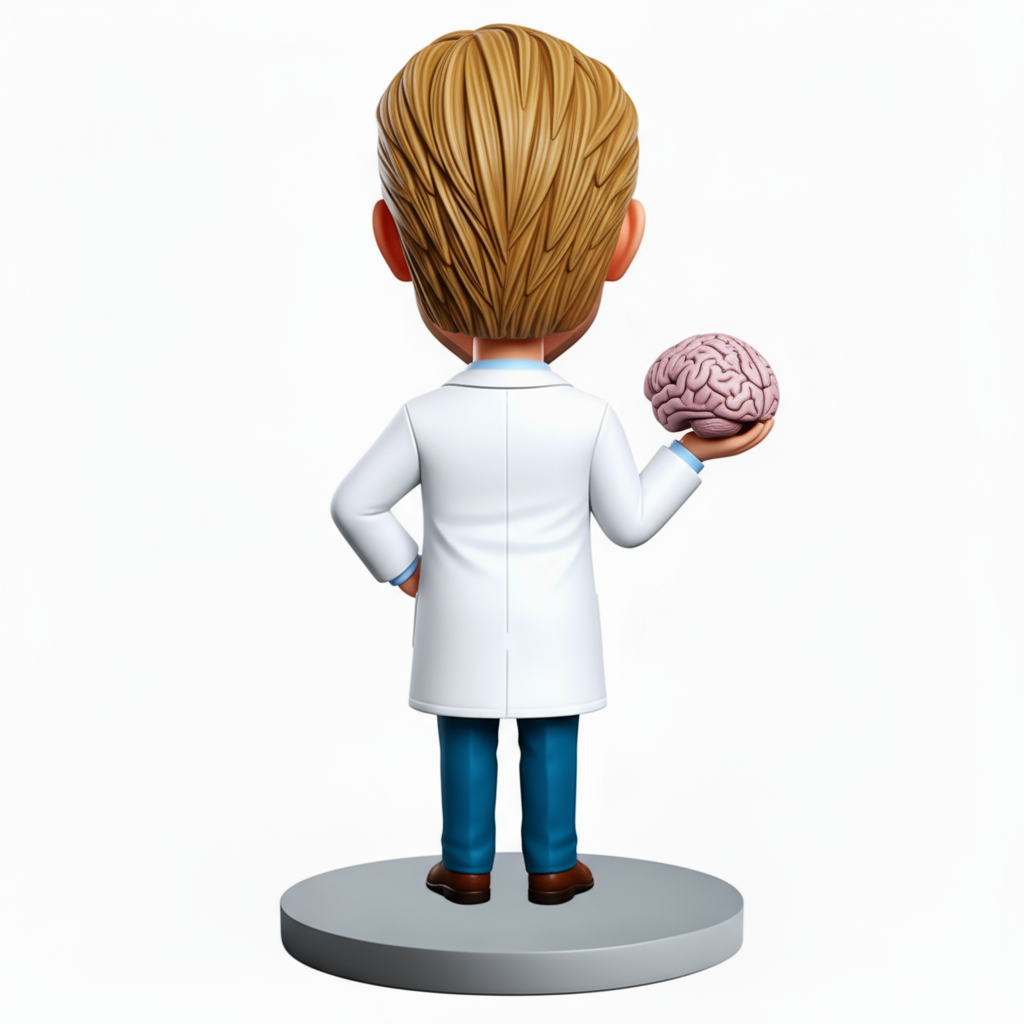 Male Neurosurgeon /brain surgeon Custom Bobblehead| Perfect Gift for Female Doctors - Customizable Pose & Outfit