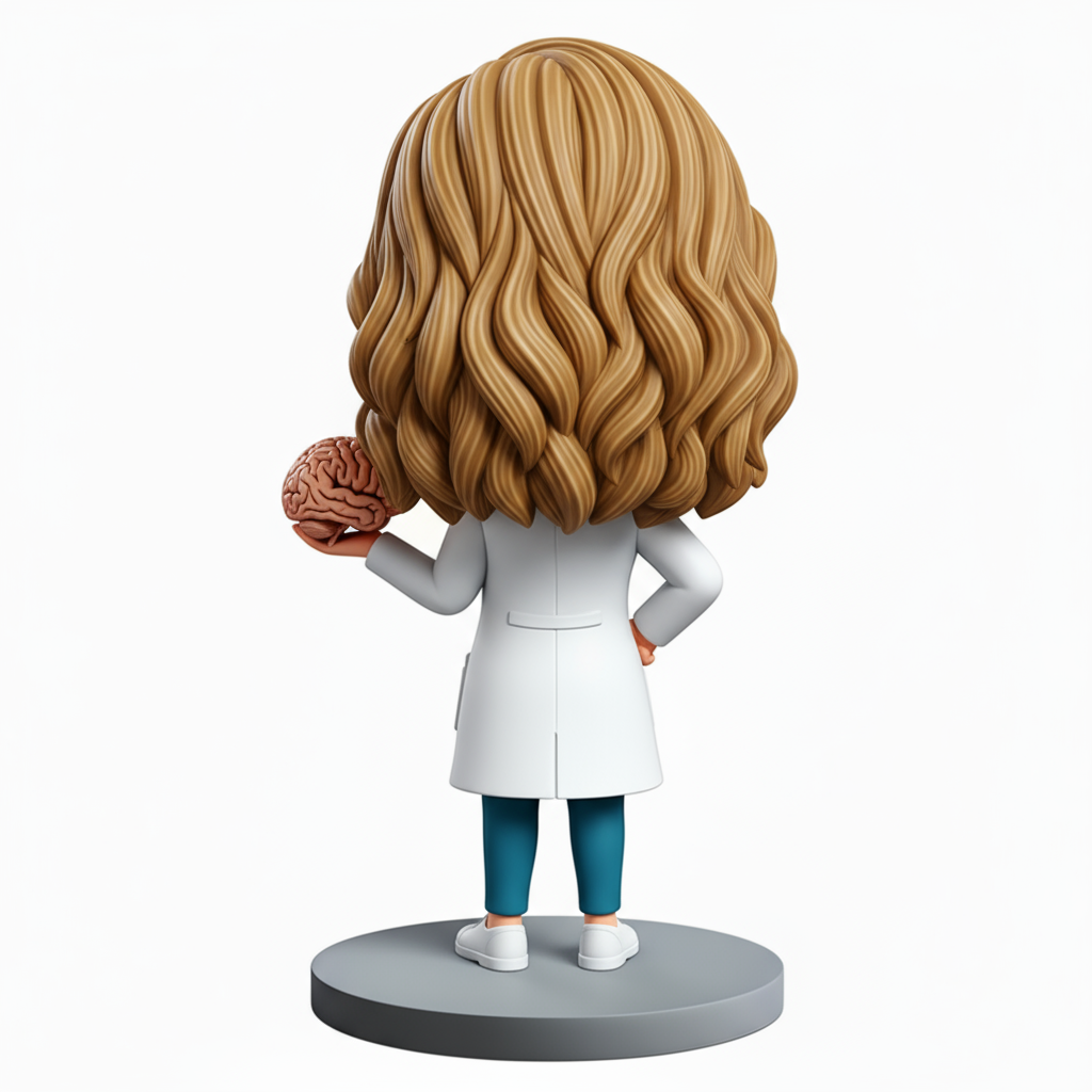 Female Neurosurgeon /brain surgeon Custom Bobbleheads| Perfect Gift for Female Doctors - Customizable Pose & Outfit
