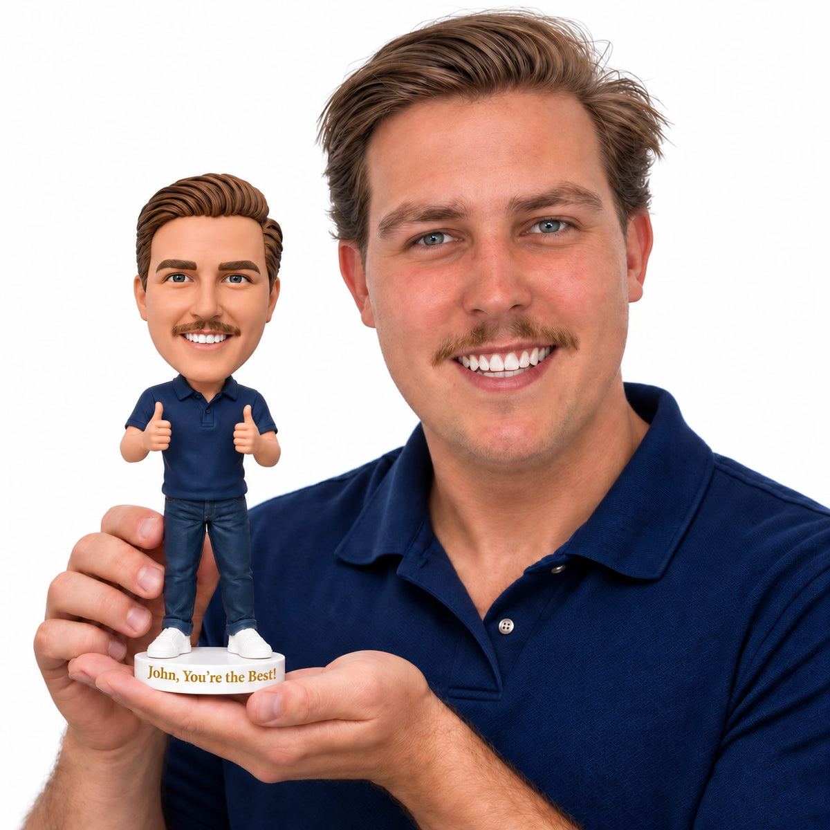 Custom Bobblehead from Your Photos --- Customizable Any Outfit & Pose