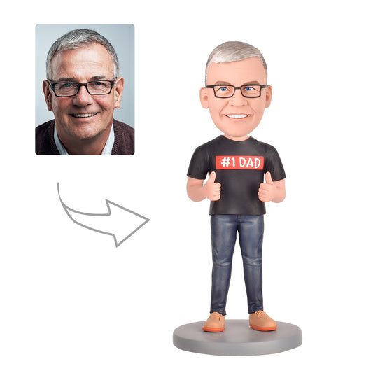 Father's Day Gift  Personalized Custom Bobblehead - 1#Dad