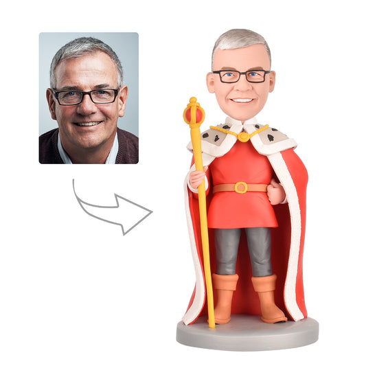 King Custom Bobblehead - With Engraved Text