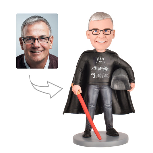 1# Dad Custom Bobblehead With Engraved Text