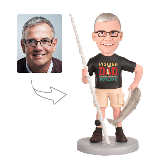 Gifts for Fishing Dads Custom Fishing Dads Bobbleheads