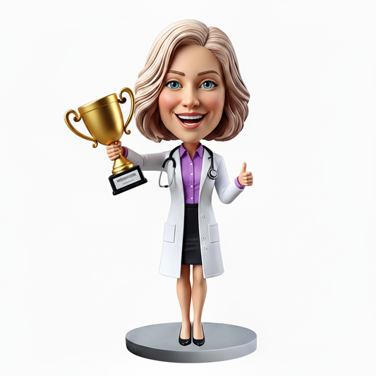 Custom Doctor Award Bobblehead-Personalized Gift for Doctors