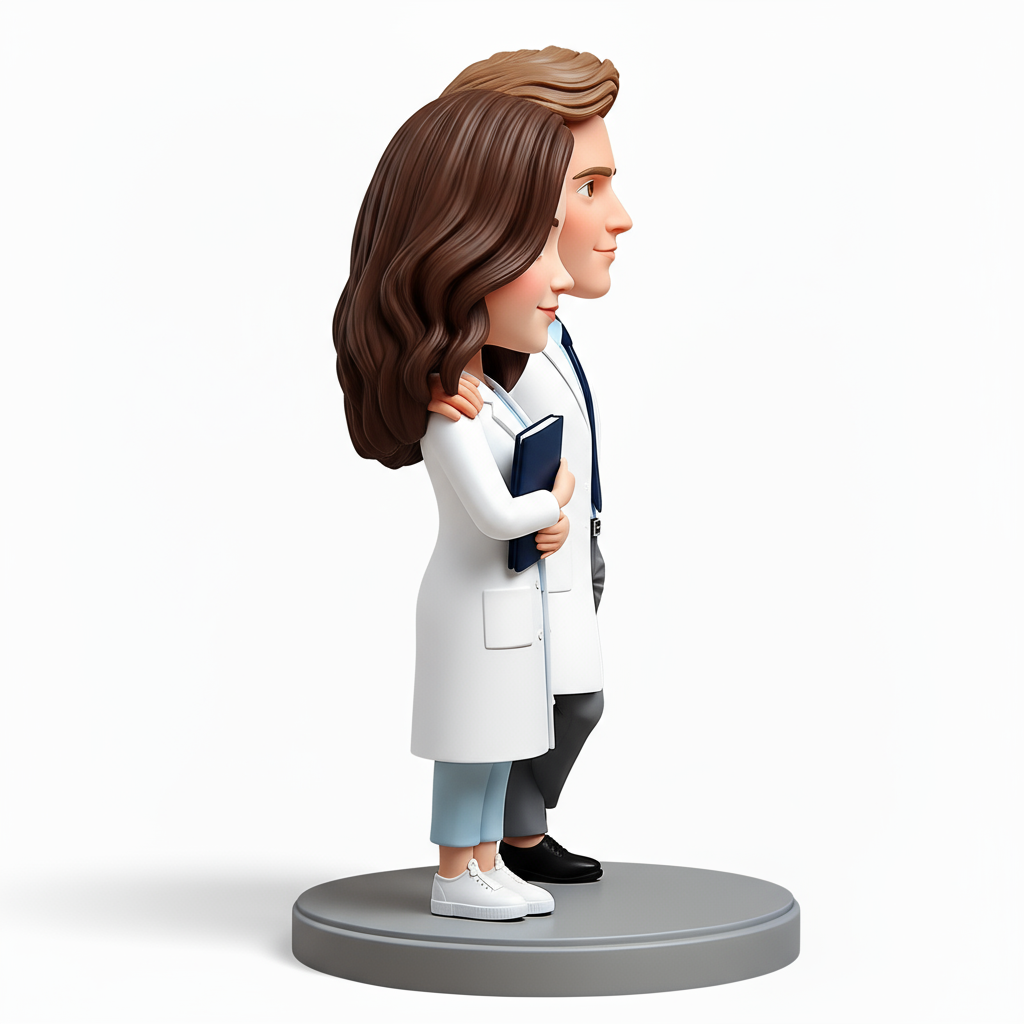 Doctor Couple Custom Bobbleheads