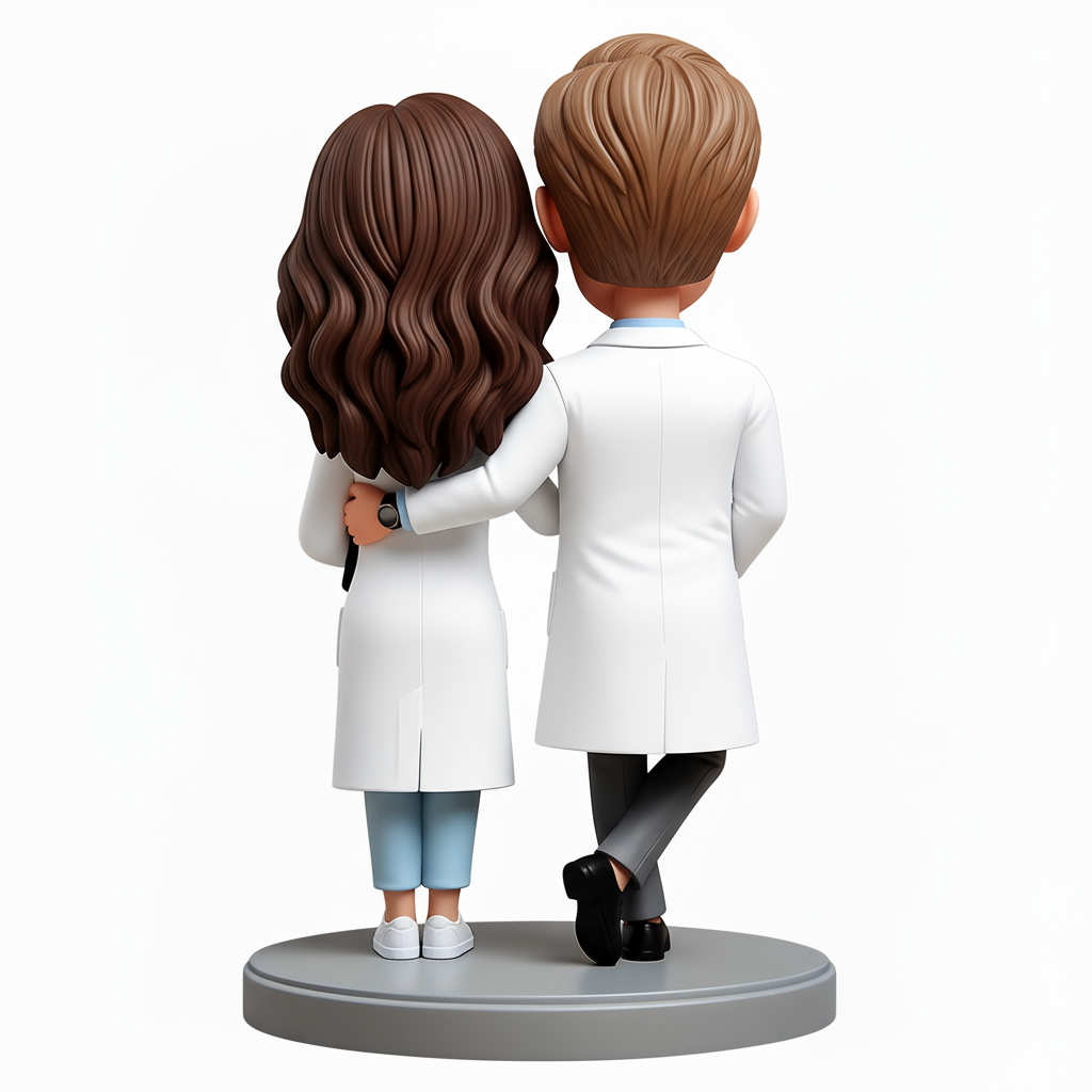 Doctor Couple Custom Bobbleheads