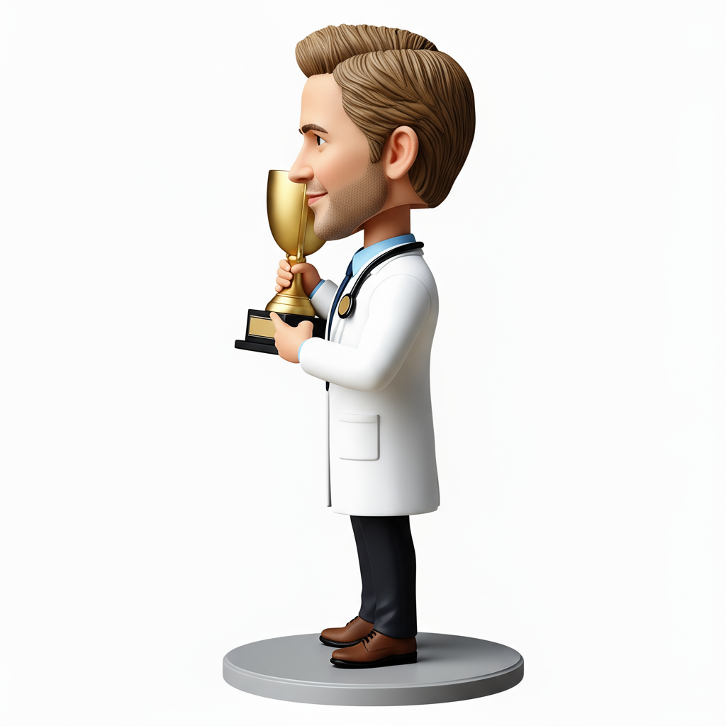 Custom Doctor Award Bobblehead | Perfect Gift for Doctors - Custom Pose & Outfit