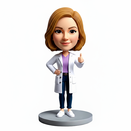 Female Medical Graduates Custom Bobblehead - Customizable Pose & Outfit