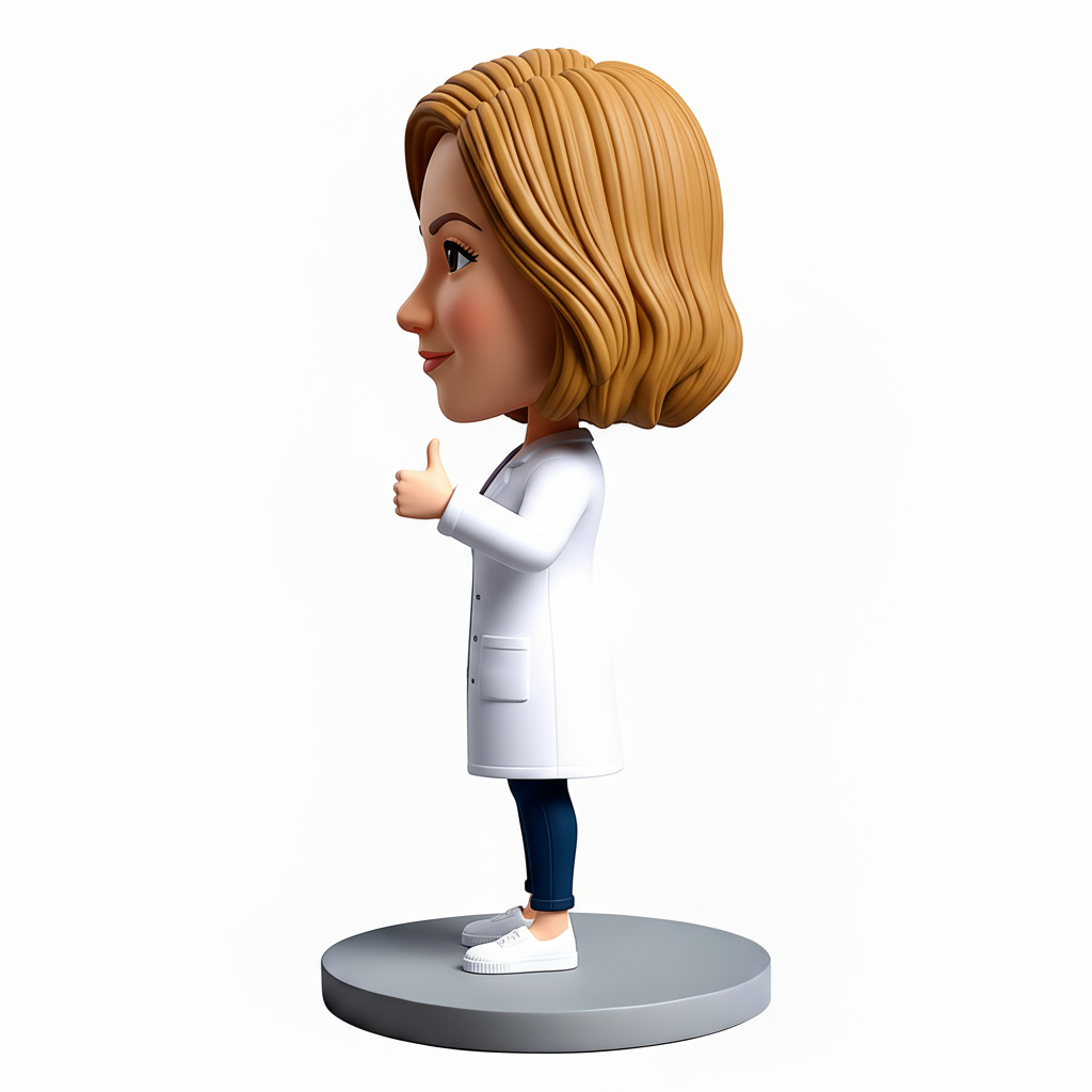 Female Medical Graduates Custom Bobblehead - Customizable Pose & Outfit