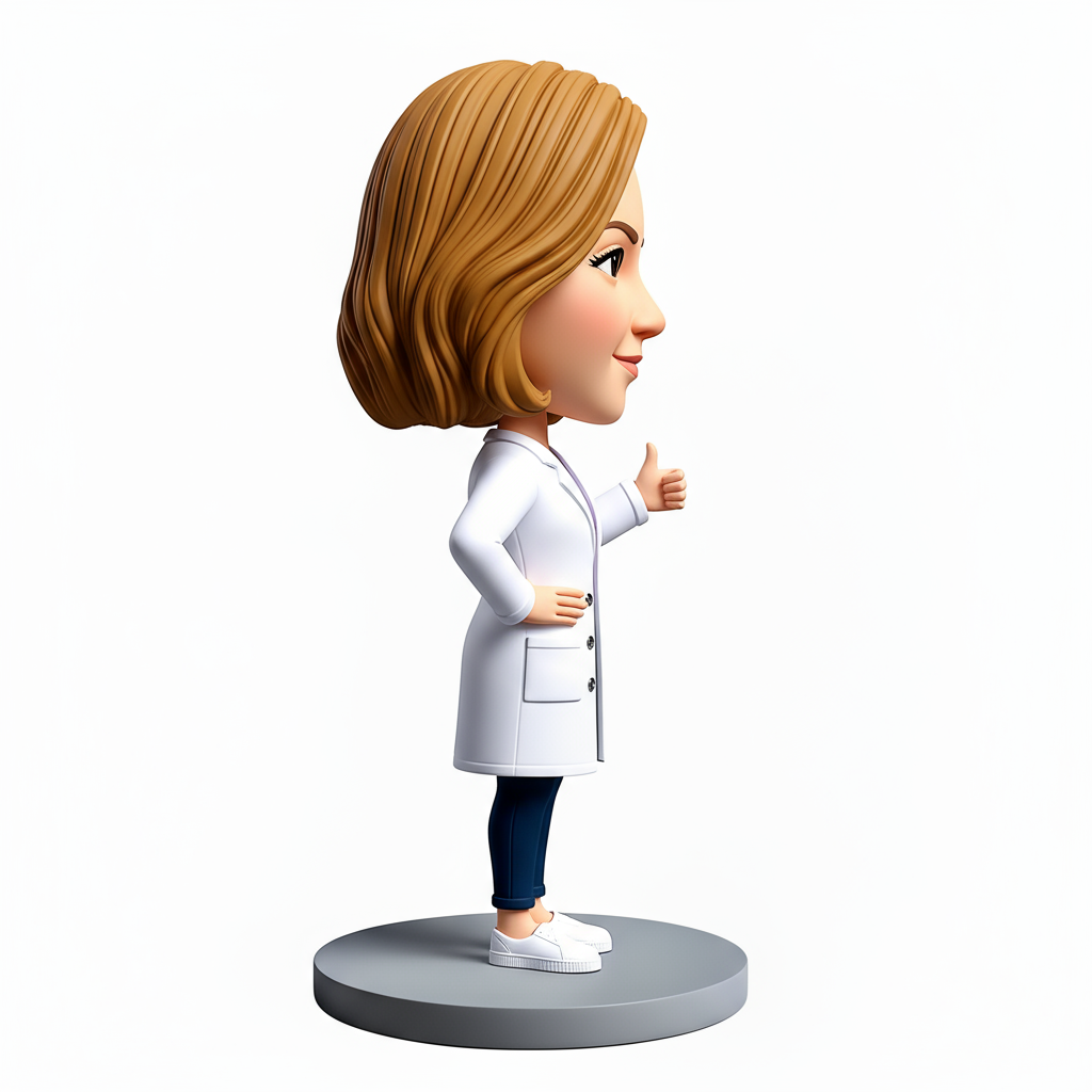 Female Medical Graduates Custom Bobblehead - Customizable Pose & Outfit