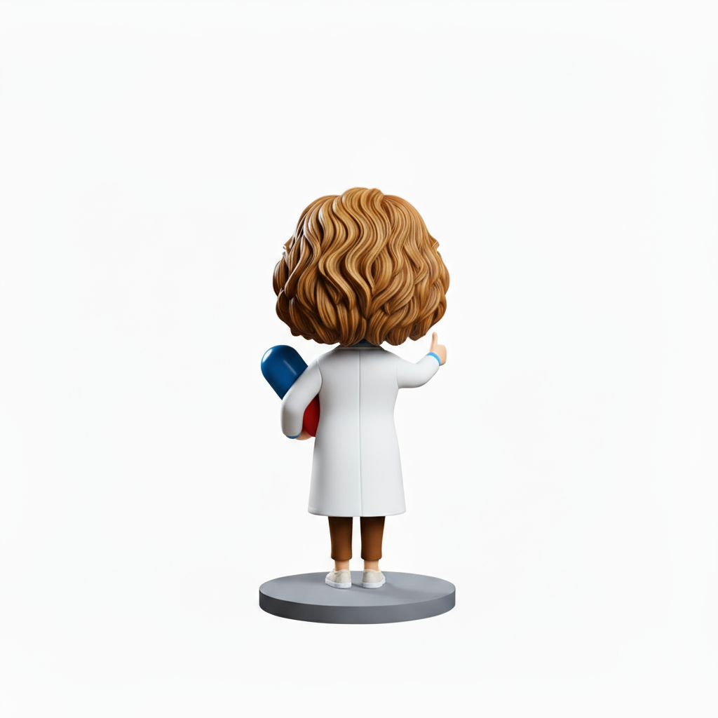 Personalized Female Pharmacist Bobblehead - Gift for Pharmacists - Custom Pose & Outfit