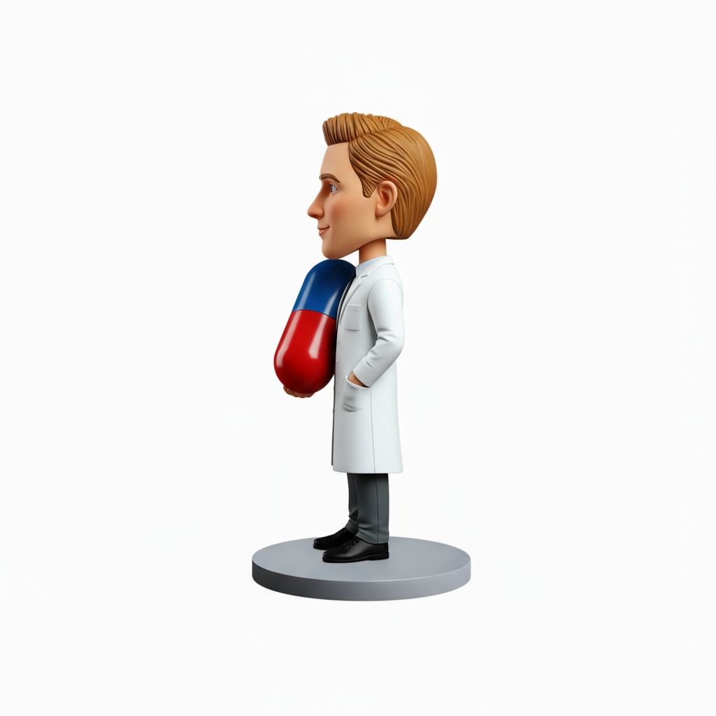 Personalized Male Pharmacist Bobblehead | Gift for Pharmacists  – Customizable Outfit & Pose