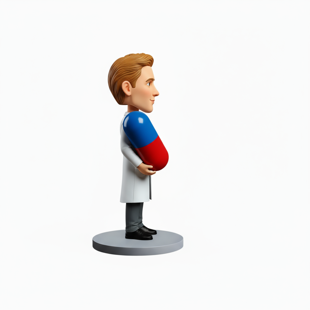Personalized Male Pharmacist Bobblehead | Gift for Pharmacists  – Customizable Outfit & Pose