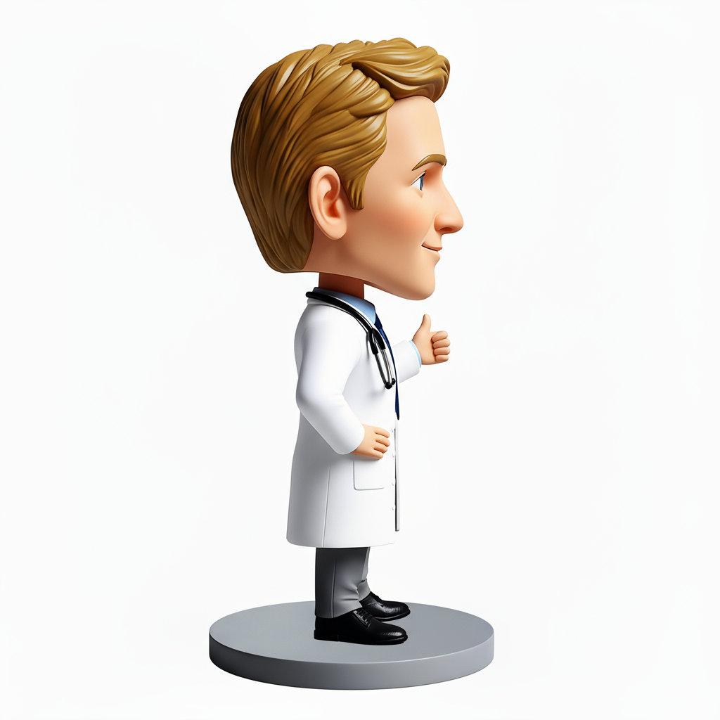 Personalized Doctor Bobblehead - Custom Outfit & Pose