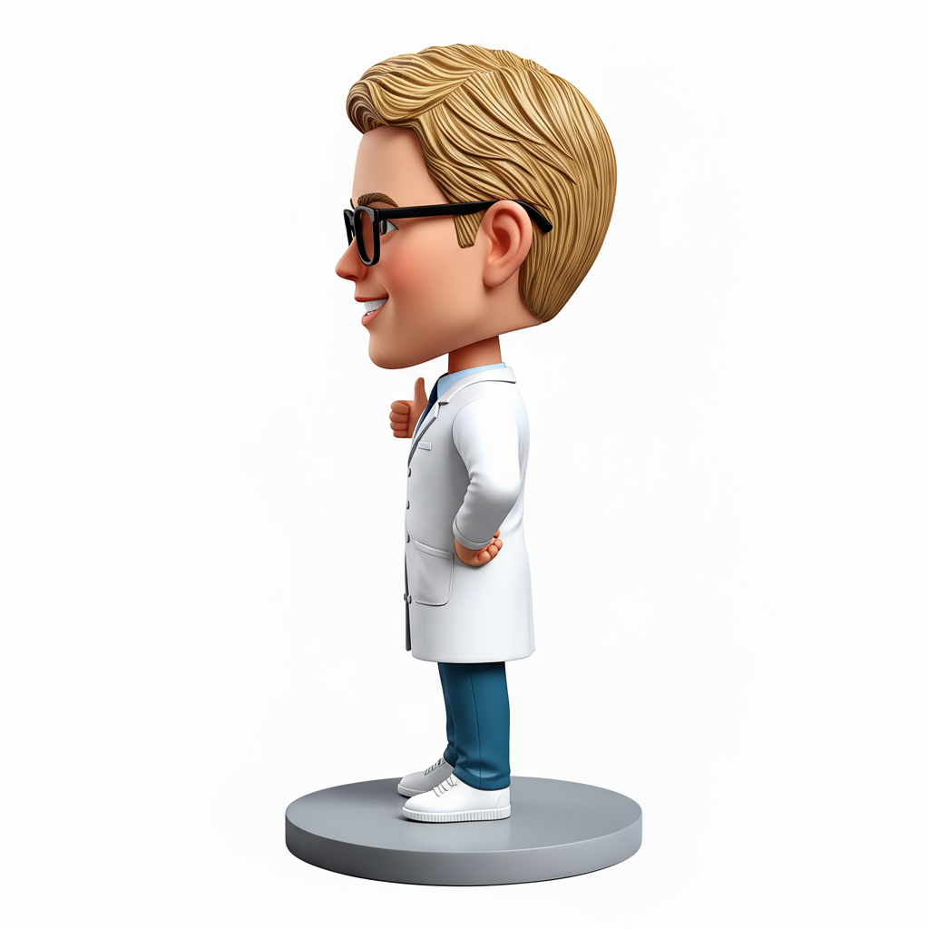Gift for Doctors - Custom Doctor Bobblehead - Custom Pose & Outfit