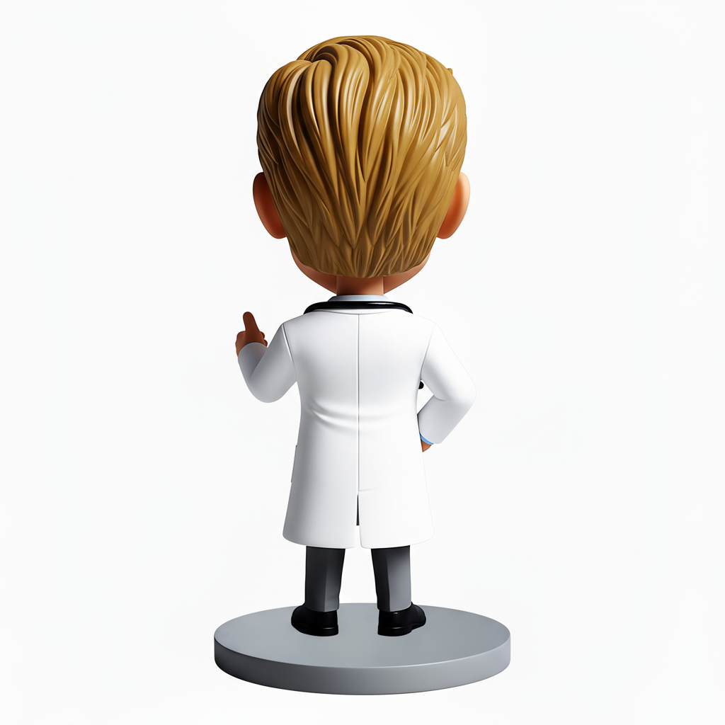 Personalized Doctor Bobblehead - Custom Outfit & Pose