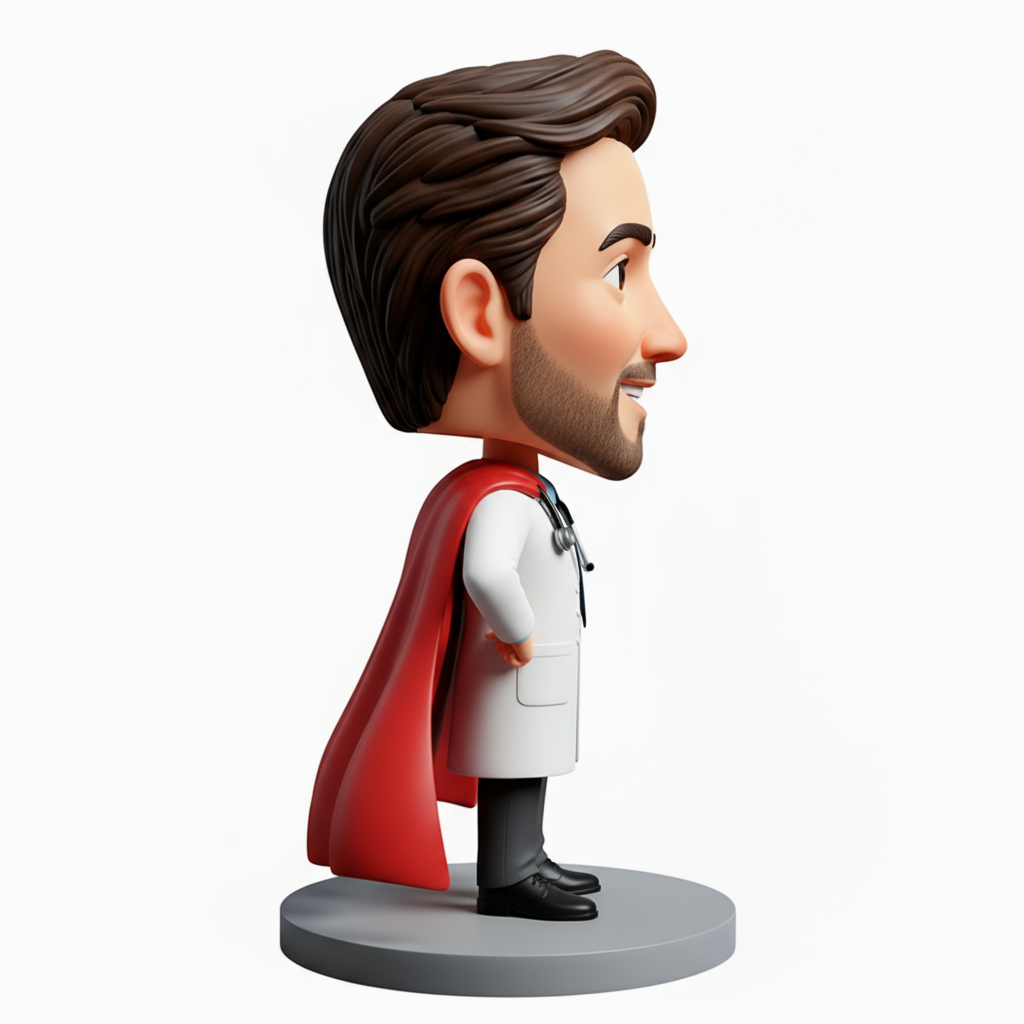 Super Doctor Personalized Bobblehead | Custom Gift for Medical Heroes