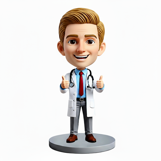 Fully Customizable Doctor Bobblehead | Design Your Own Outfit & Pose