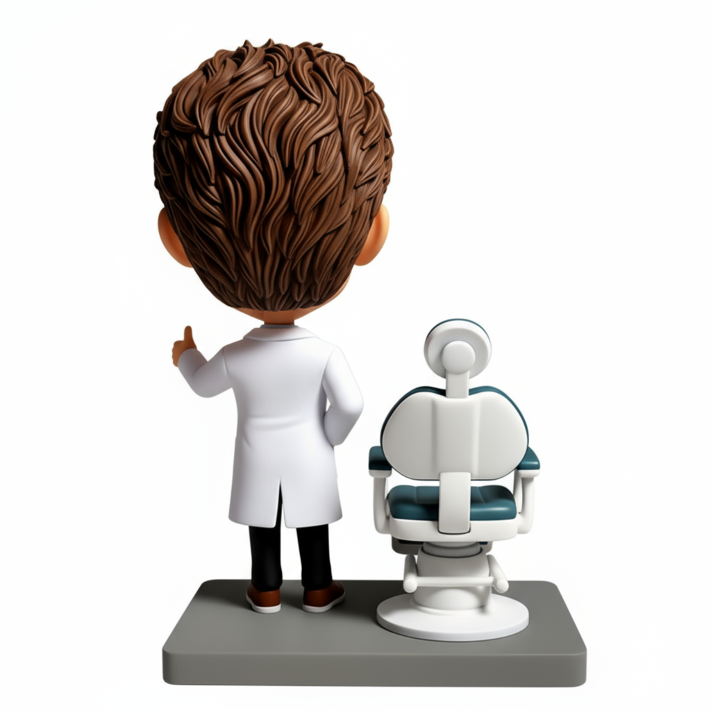 Personalized Dentist Bobbleheads | Perfect Gift for Dentist - Customizable Pose & Outfit