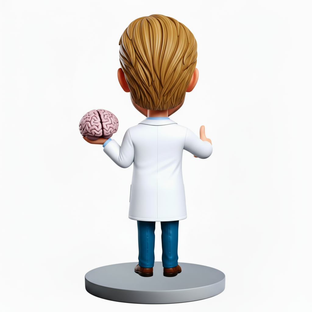 Neurosurgeon /brain surgeon Custom Bobbleheads|Perfect Gift for Neurosurgeons - Customizable Pose & Outfit