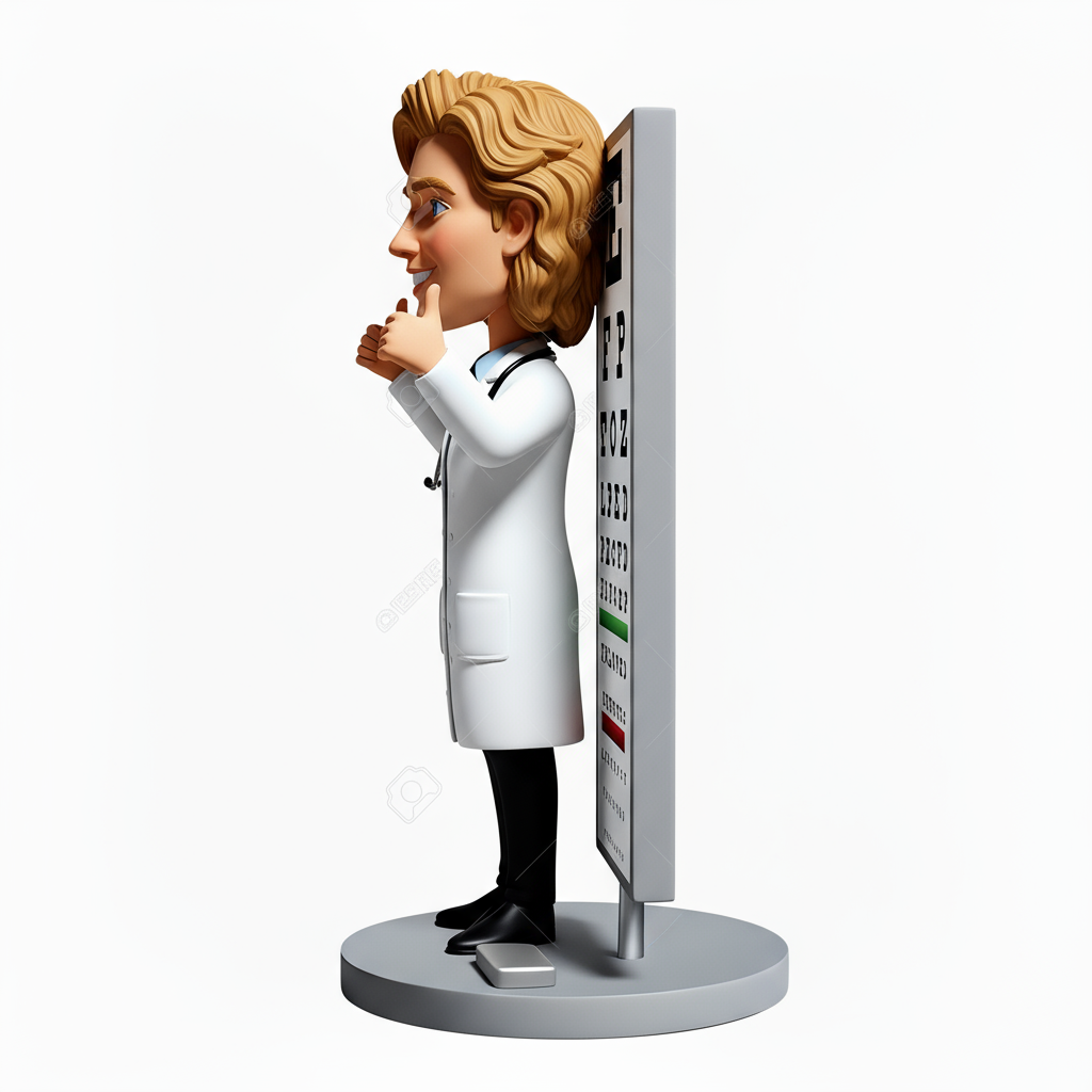 Personalized Optometrist Bobblehead - Gifts for Eye Doctors - Custom Pose & Outfit