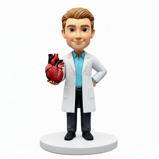 Personalized Cardiologist Bobbleheads | Perfect Gift for Cardiologist