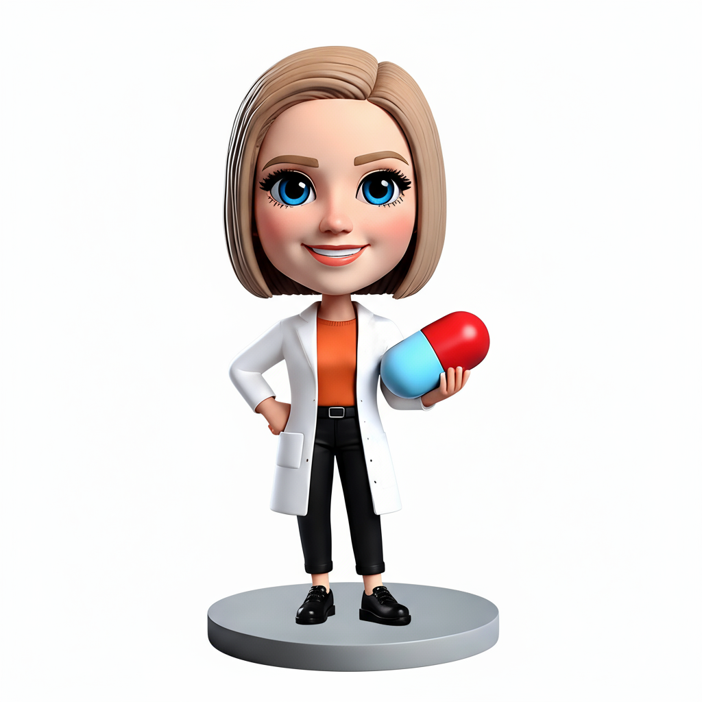 Personalized Pharmacist Bobblehead |Gifts for Pharmacy , Custom Pose & Outfit