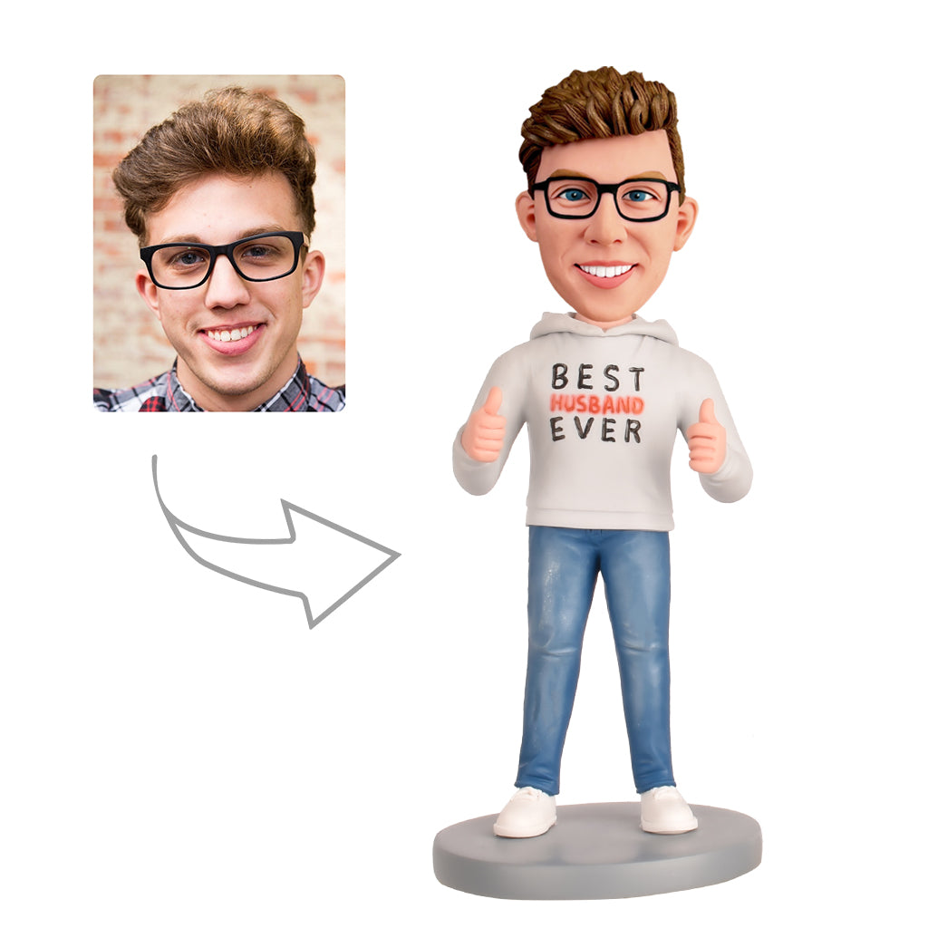 Personalized Best Husband Ever Custom Bobblehead