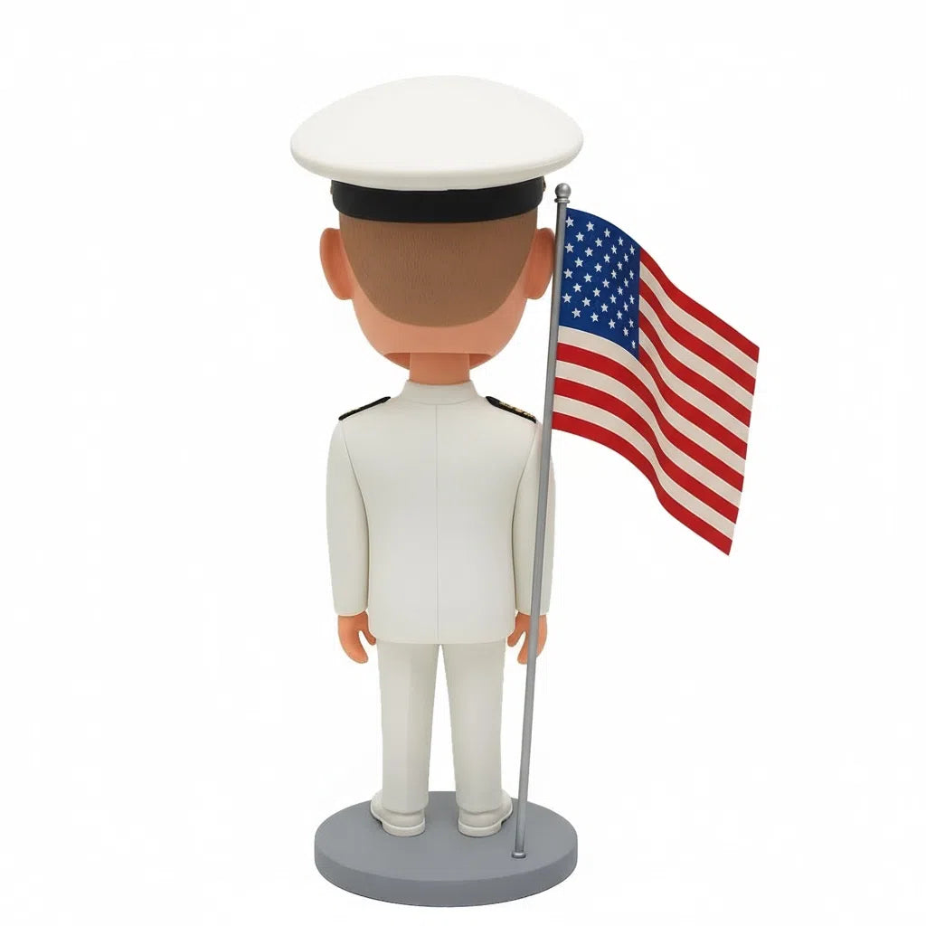 Navy Chief Gift - Navy Chief Custom Bobbleheads - Navy Uniform Can Be Customized