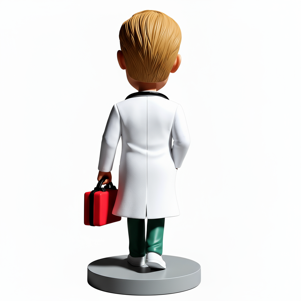 Male Doctor in Emergency Department Custom Bobbleheads
