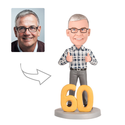 Mens 60th Birthday Gifts Personalized Bobbleheads - You're the Best