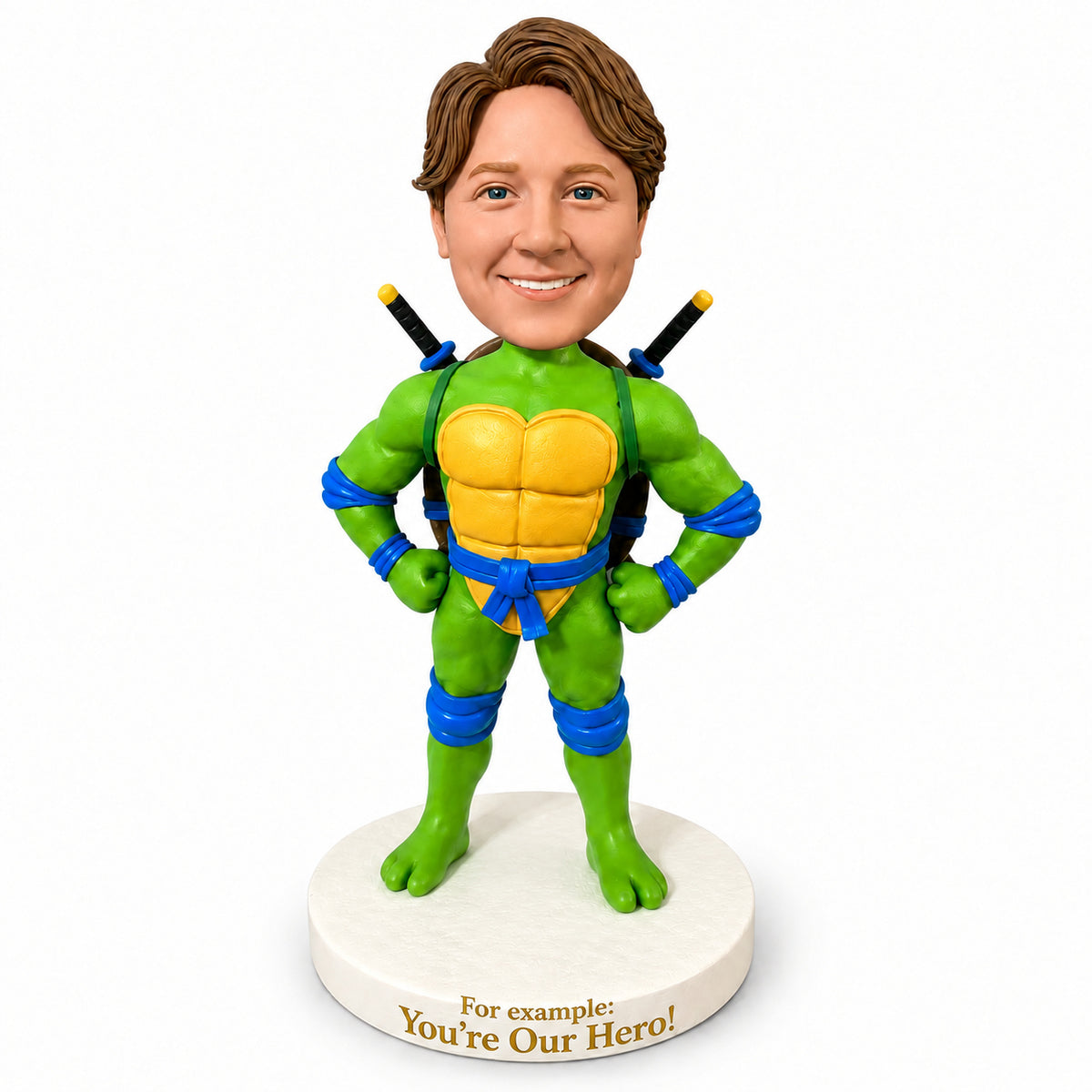 Custom Ninja Turtle Bobblehead – Customizable Outfit & Pose