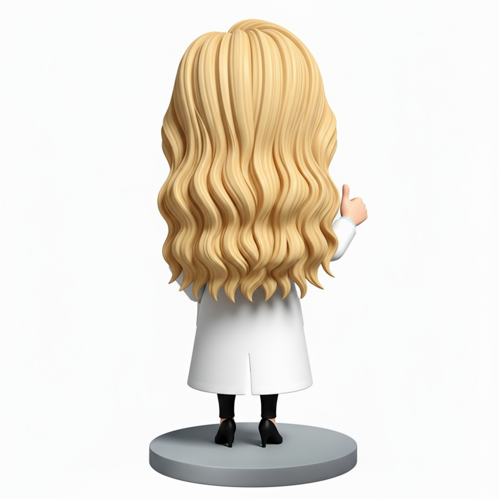 Personalized Female Doctor Custom Bobbleheads| Perfect Gift for Female Doctors - Customizable Pose & Outfit