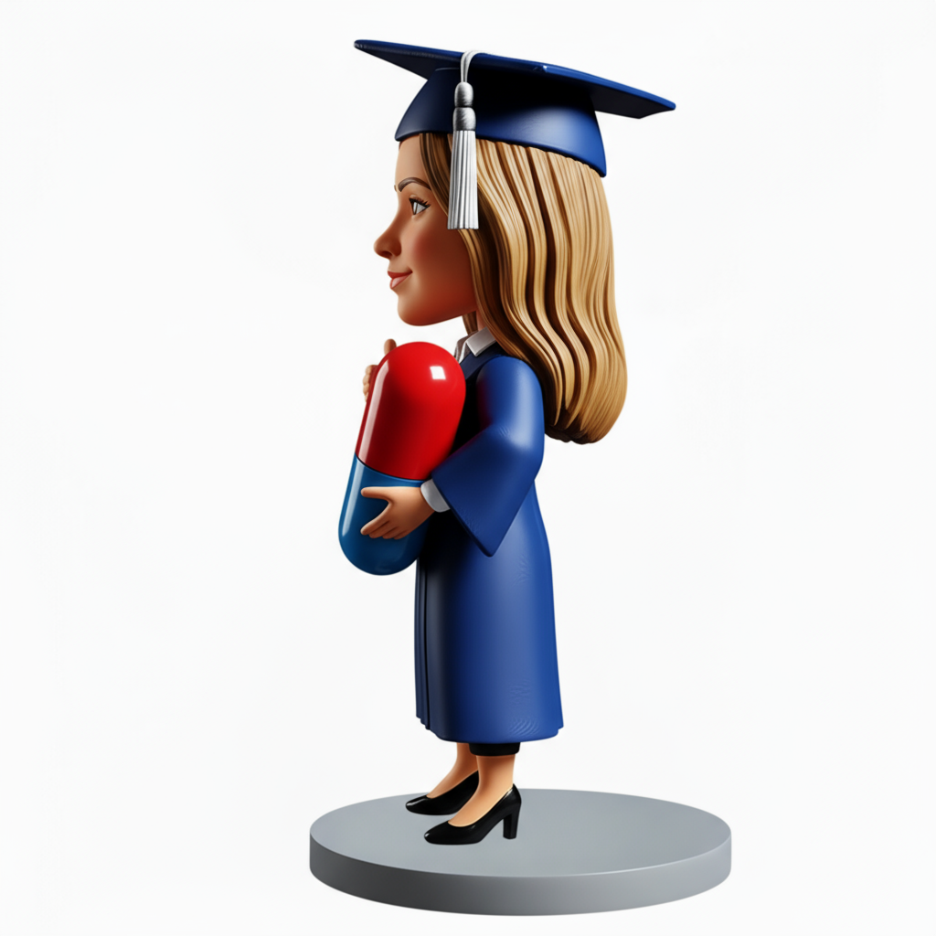 Personalized PharmD Graduation Bobblehead | PharmD Graduation Gifts - Custom Pose & Outfit