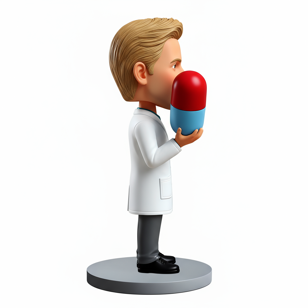 Personalized Pharmacist Male Bobblehead - Perfect Gift for Pharmacist - Custom Pose & Outfit