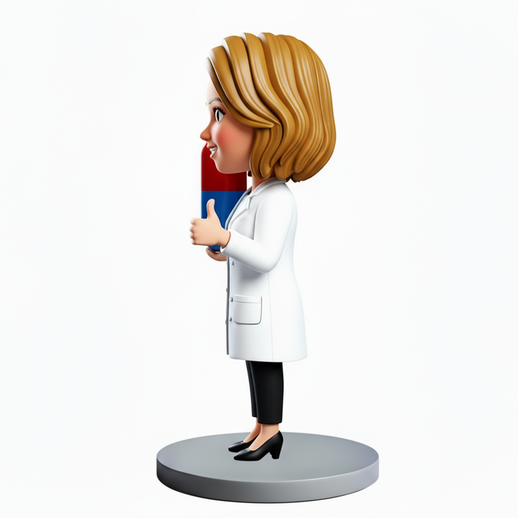 Pretty Female Pharmacist Custom Bobbleheads – Customizable Outfit & Pose