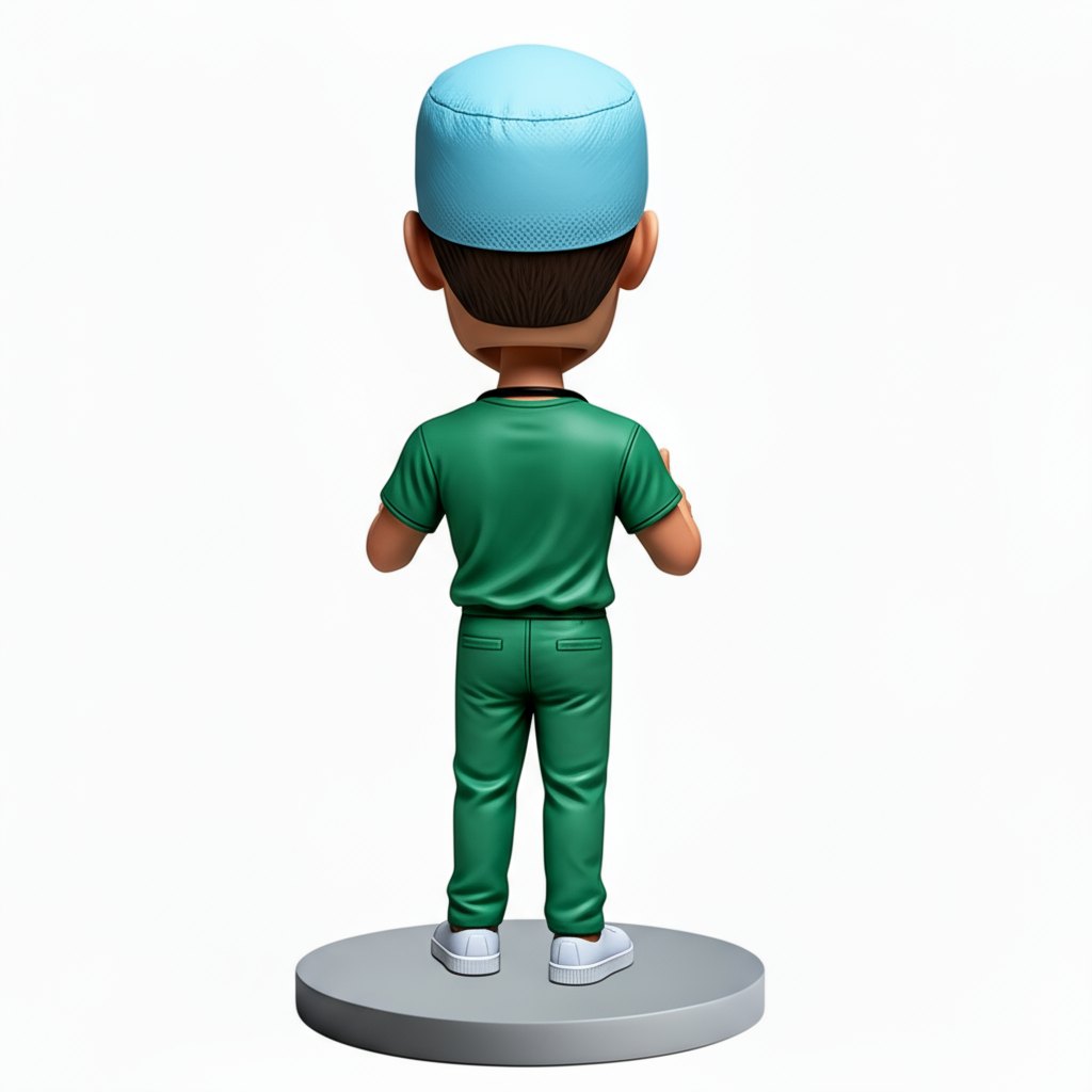 Thumbs Up Doctor Custom Bobblehead | Personalized Gift for Medical Professionals