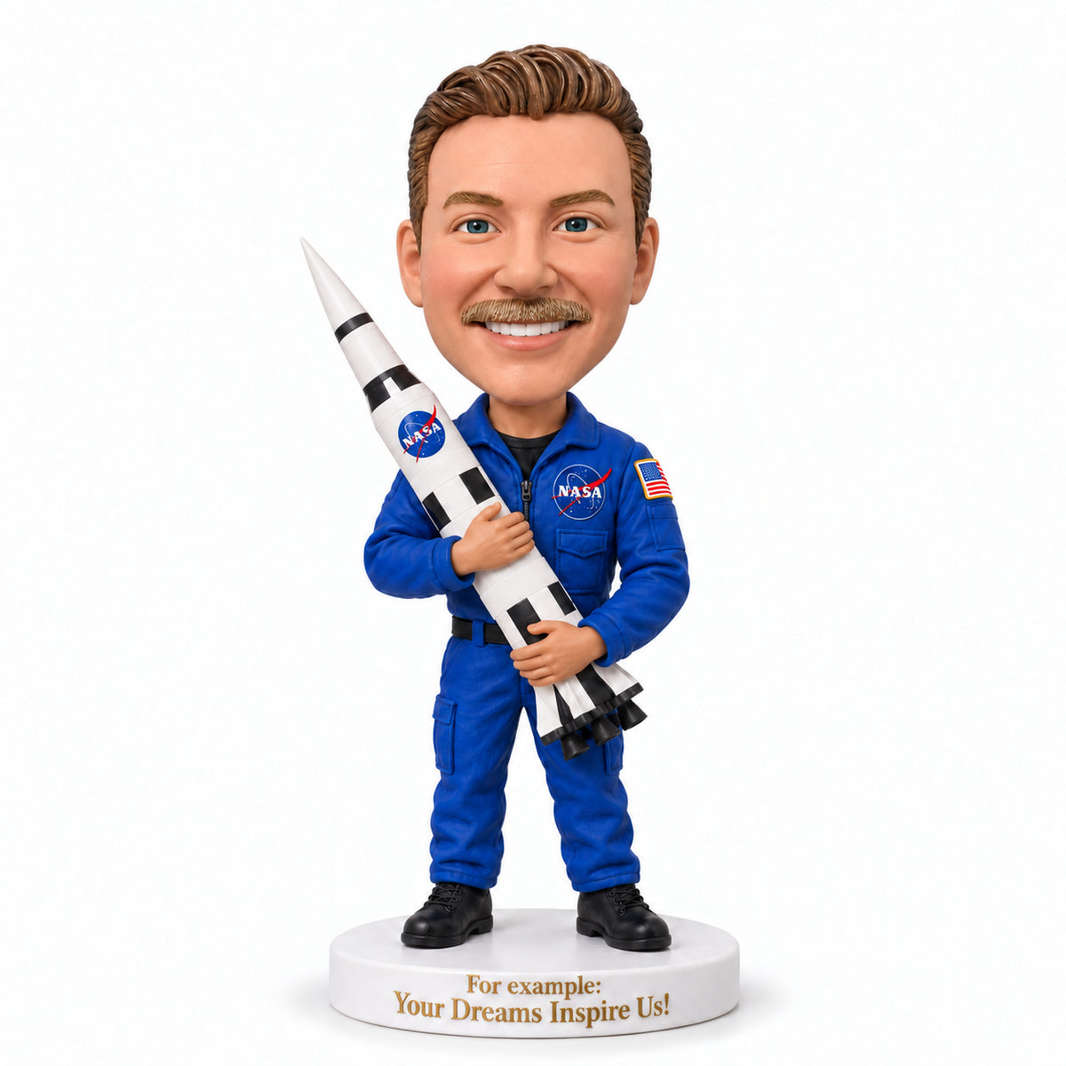 Rocket Gifts for Adults |Custom Bobbleheads with Rocket |