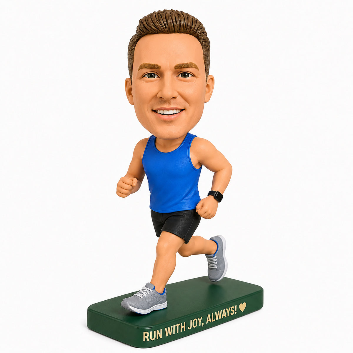 Custom Runner Bobbleheads – Customizable Outfit & Pose