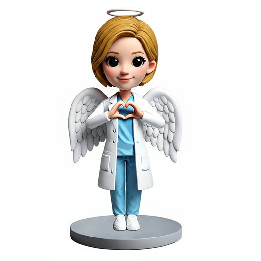 Angel Female Doctor Custom Bobbleheads - Customizable Pose & Outfit