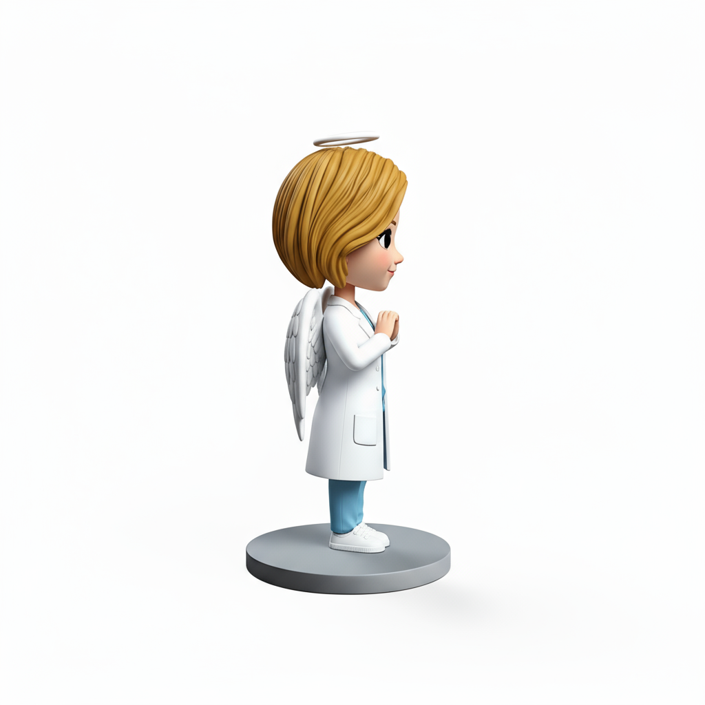 Angel Female Doctor Custom Bobbleheads - Customizable Pose & Outfit