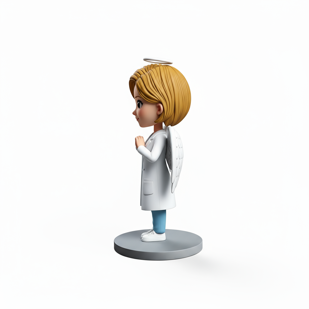Angel Female Doctor Custom Bobbleheads - Customizable Pose & Outfit