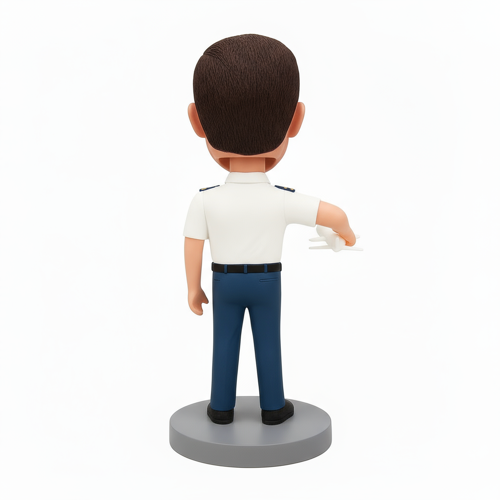 Presents for Pilots - Pilots Custom Bobbleheads - Uniform Can Be Customized