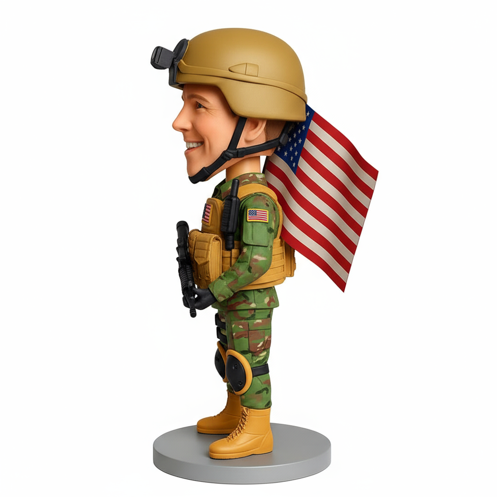 Navy Seal Custom Bobbleheads - Navy Uniform Can Be Customized