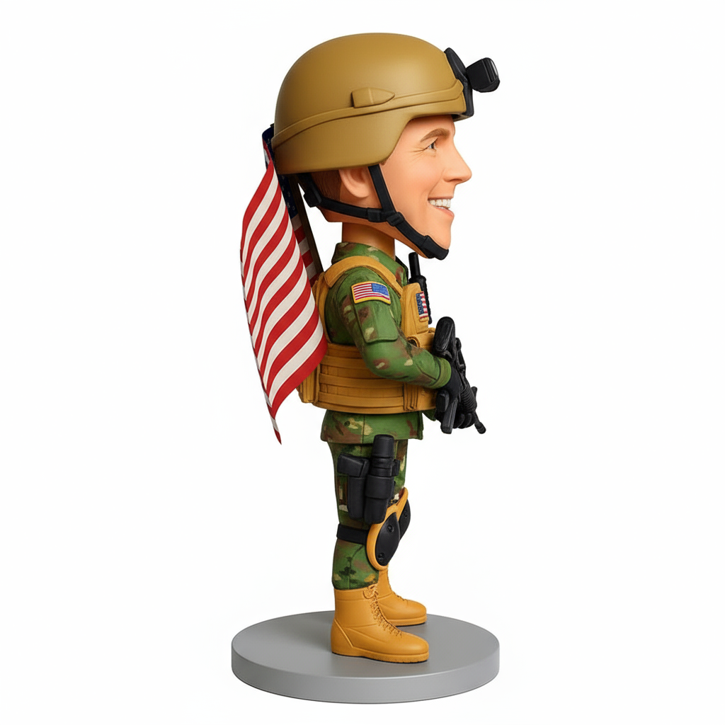 Navy Seal Custom Bobbleheads - Navy Uniform Can Be Customized